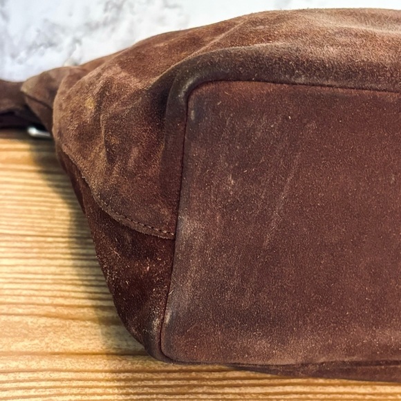 Celine Vintage Spring 2002 Leather Suede Patchwork Floral Shoulderbag Purse - Picture 9 of 15